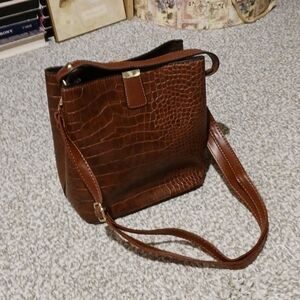 Brown Leather Crossbody Bag, Handbag, Purse, Shoulder Bag, Tote